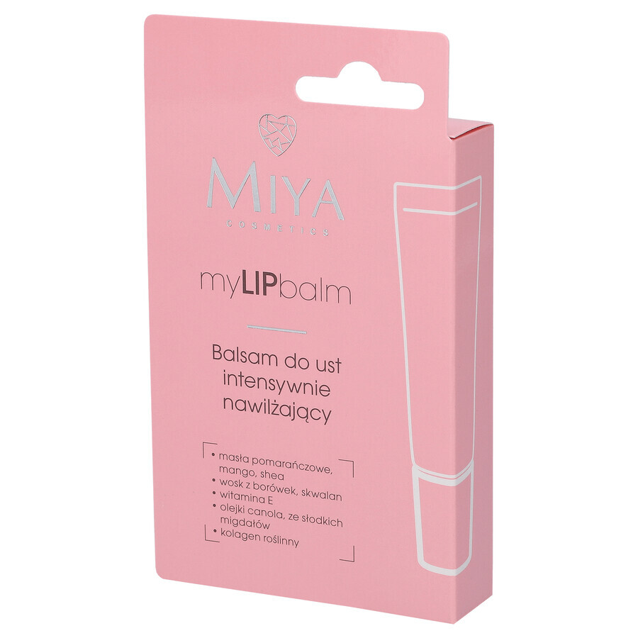 Miya myLIPbalm, intensief hydraterende lippenbalsem, 15 ml