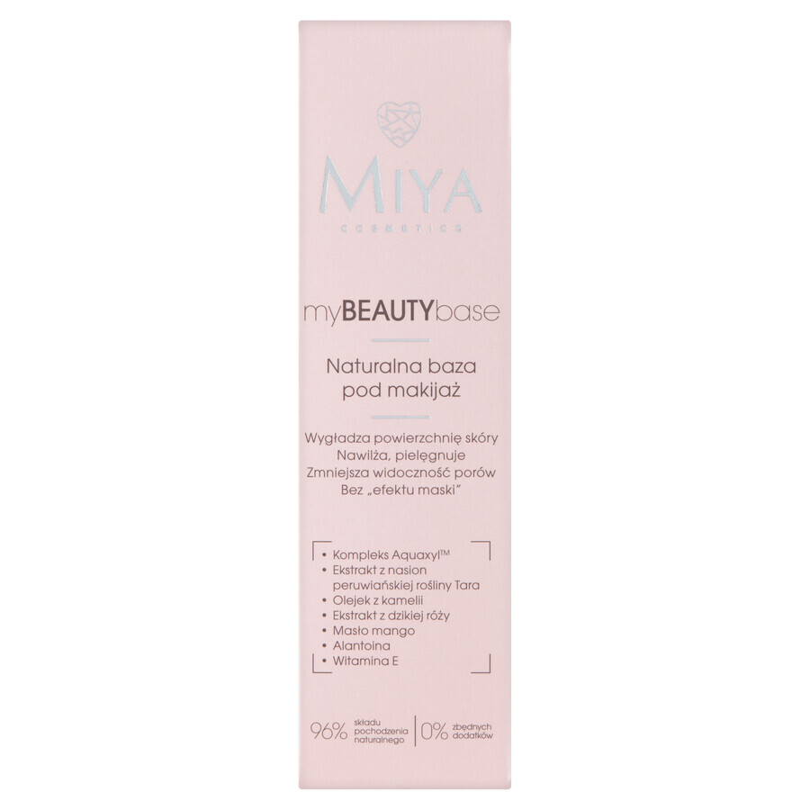 Miya myBEAUTYbase, natürliche Make-up-Unterlage, 30 ml