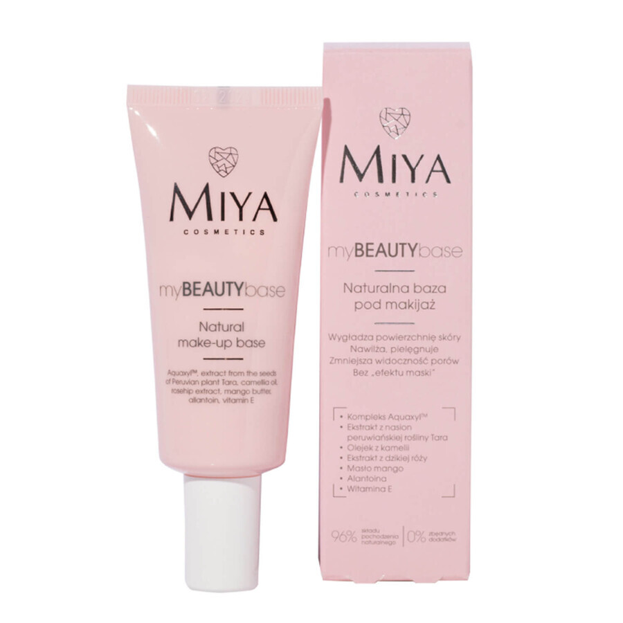 Miya myBEAUTYbase, natürliche Make-up-Unterlage, 30 ml