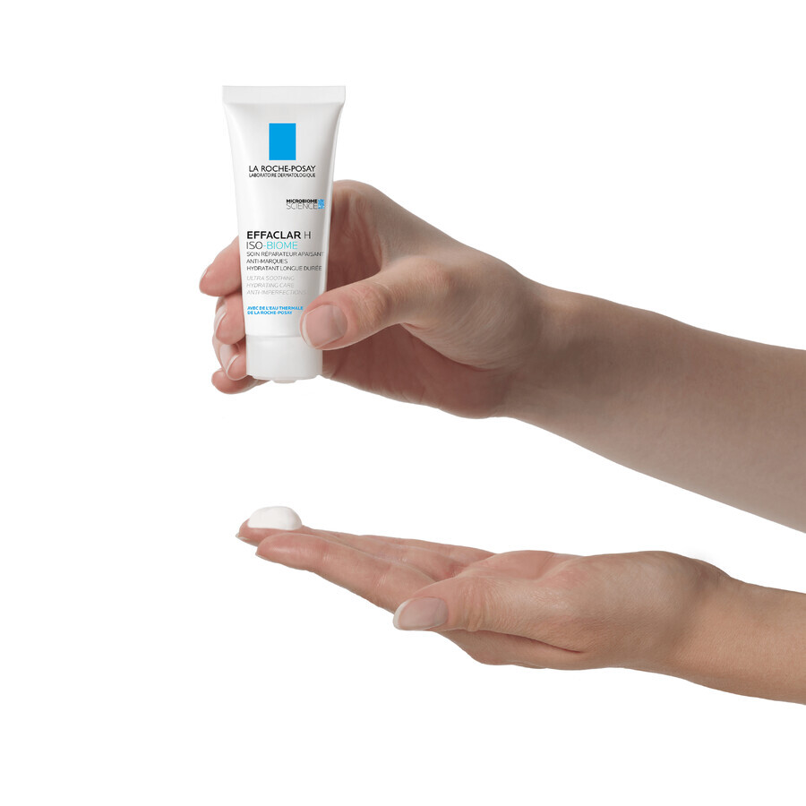 La Roche-Posay Effaclar H Iso - Biome, beruhigende Feuchtigkeitspflege gegen Unreinheiten, 40 ml