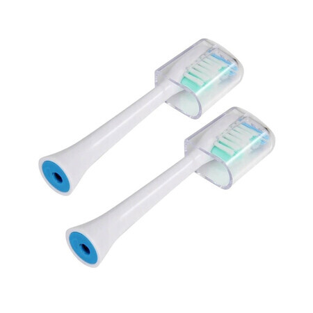 Oromed Oro-Sonic, embouts pour brosse à dents sonique blanche, 2 pièces