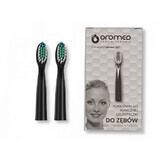 Oromed Oro-Sonic, embouts pour brosse à dents sonique Basic Black, 2 pièces