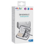 Ackuku, care set, gray, A0015