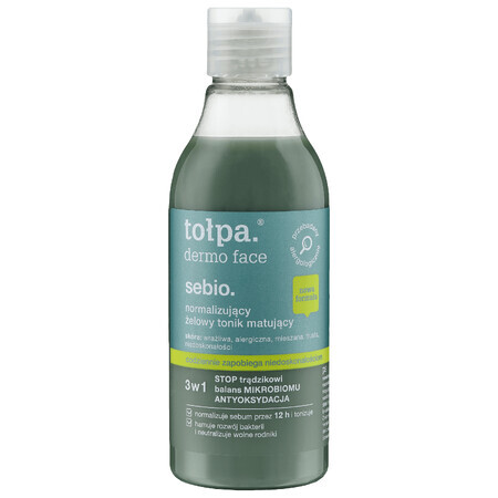 Tolpa Dermo Face Sebio, Normaliserende matterende gel tonic, 200 ml