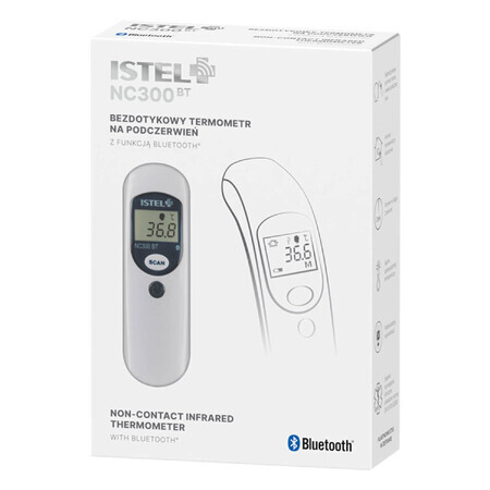 Istel NC300 BT, berührungsloses Infrarot-Thermometer mit Bluetooth-Funktion