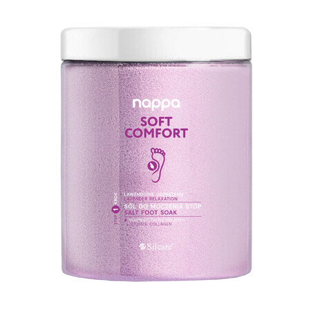 Silcare Nappa Soft Comfort, foot salt, lavender, 1.25 kg