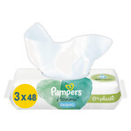 Pampers Harmonie Aqua, vochtige doekjes, 3 x 48 stuks