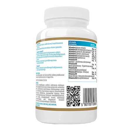 Progress Labs Multivitamine Junior, sinaasappelsmaak, 120 zuigtabletten