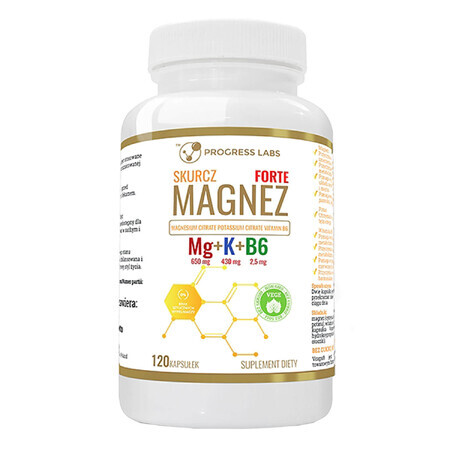 Progress Labs Magnesium Krimp Forte, 120 capsules