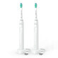 Philips Sonicare 3100 Series, Schallzahnb&#252;rste, HX3675/13, wei&#223;, 2 St&#252;ck