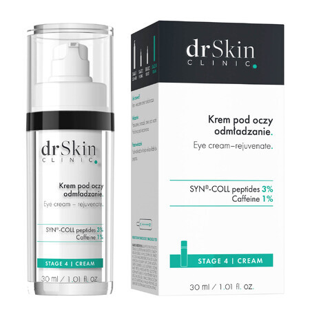 DrSkin Clinic, Eye cream, Rejuvenation, SYN-COLL peptides 3%, caffeine 1%, 30 ml