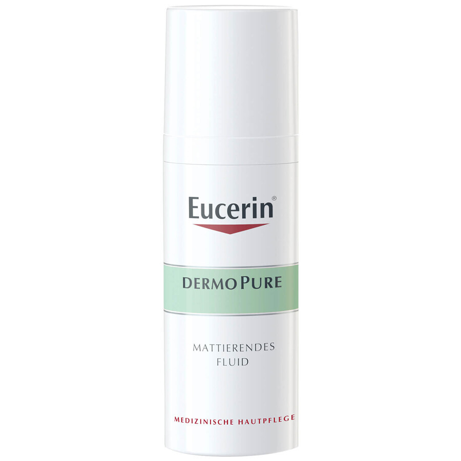 Eucerin DermoPure, mattierendes Creme-Fluid für unreine und zu Akne neigende Haut, 50 ml