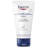 Eucerin UreaRepair Plus, Handcreme mit 5% Urea für trockene und raue Haut, 75 ml