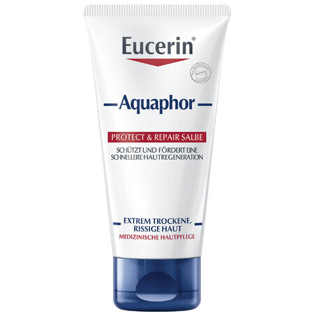 Eucerin Aquaphor, Regenerations-Salbe für trockene, rissige und gereizte Haut, 45 ml