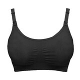 Medela 3in1 nursing and pumping bra, black, size M, 1 pc