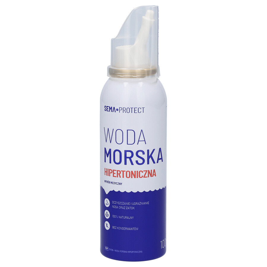 SEMA Protect, apă de mare hipertonică, spray nazal, 100 ml