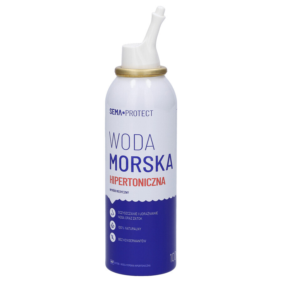 SEMA Protect, apă de mare hipertonică, spray nazal, 100 ml