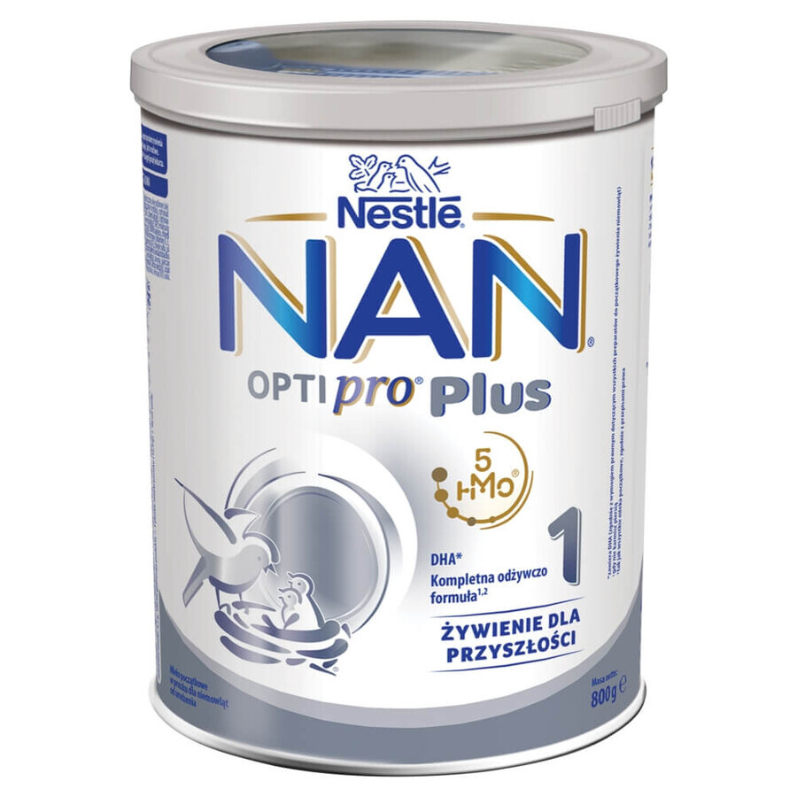 Nestle NAN Optipro Plus 1 HM-5, infant milk for babies from birth, 800 g