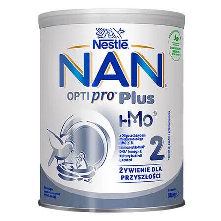 Nestle NAN Optipro Plus 2 HM-O, Folgemilch für Säuglinge ab 6 Monaten, 800 g