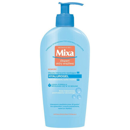 Mixa Hyaluronic Hydrate, Körperlotion, normale und trockene Haut, 400 ml