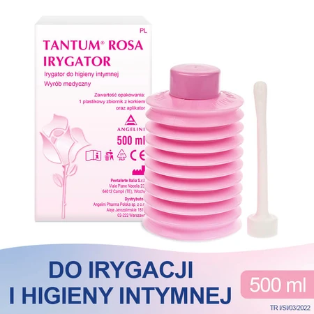 Tantum Rosa, irrigateur pour l'hygiène intime, 500 ml