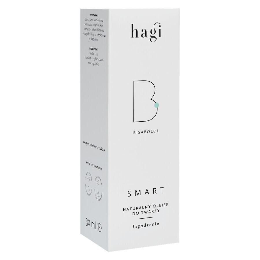 Hagi Smart B, natürliches Gesichtsöl mit Bisabolol, Beruhigend, 30 ml