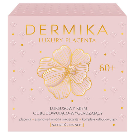 Dermika Luxury Placenta 60+, luxurious reconstruction and smoothing cream, 50 ml