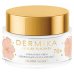 Dermika Luxury Placenta 70+, crème raffermissante et lissante de luxe, 50 ml