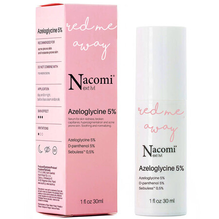 Nacomi Next Level, sérum avec azeloglycine 5%, 30 ml