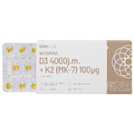 SEMA Lab Vitamina D3 4000 UI + K2 (MK-7) 100 µg, 60 capsule moi