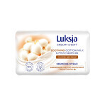 Luxja Creamy &amp; Soft, cremige Stückseife, beruhigend, Baumwollmilch und Provitamin B5, 90 g