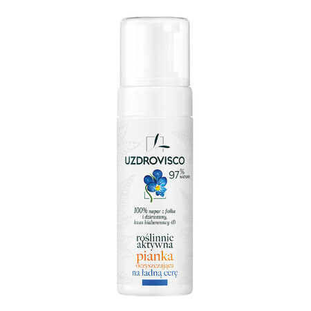 Uzdrovisco Violet, vegetable cleansing foam for a beautiful complexion, 150 ml