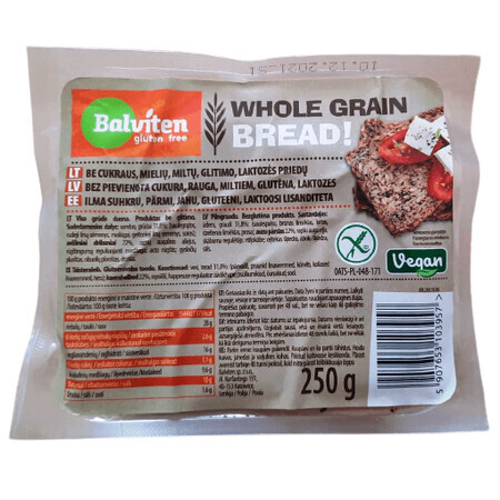 Paine Doar Seminte fara gluten, 250 g, Balviten