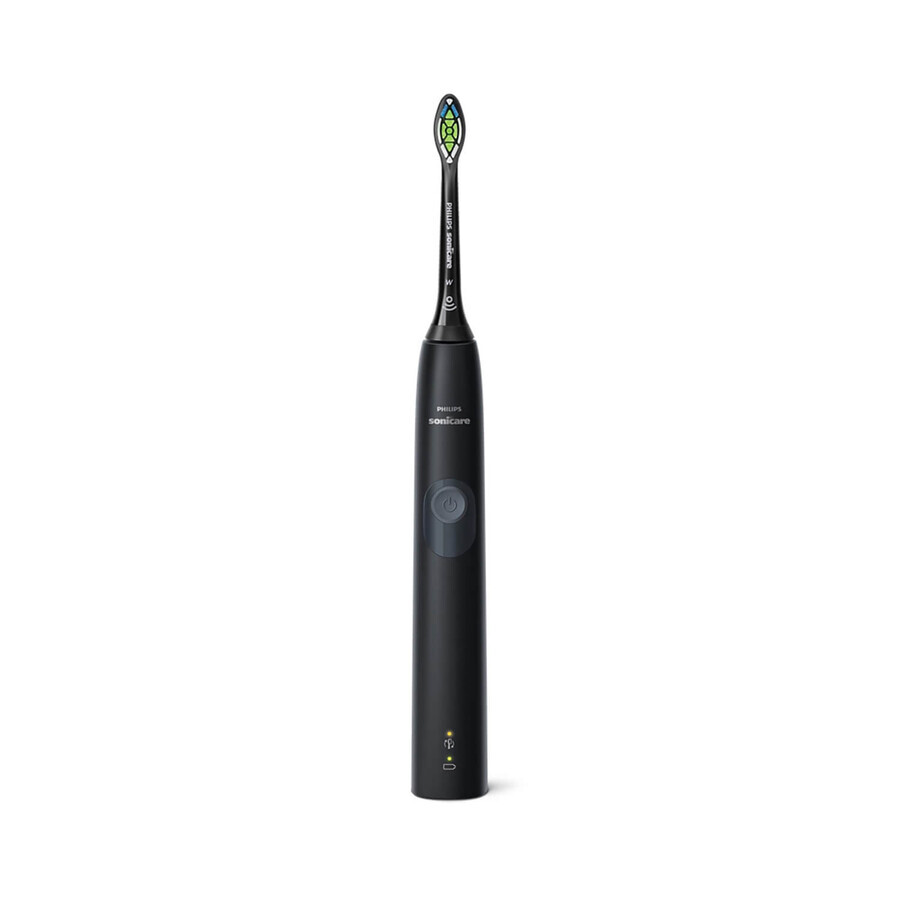 Philips Sonicare, cepillo de dientes sónico, ProtectiveClean 4300, HX6800/44, negro, 1 pieza