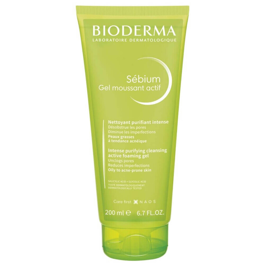 Bioderma Mat &amp; Perfectly Smooth Skin Set, micellar water, 100 ml + cleansing gel, 200 ml + correcting formula, 30 ml