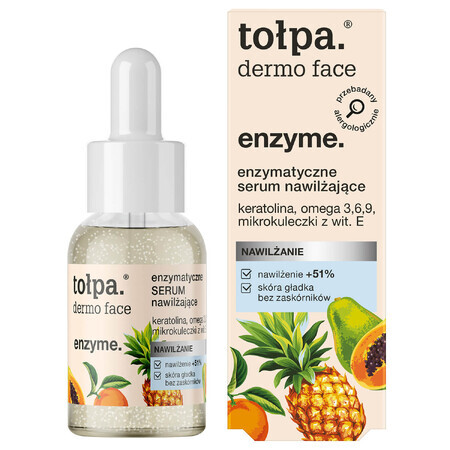 Tolpa Dermo Face Enzyme, enzymatic moisturizing serum, 30 ml