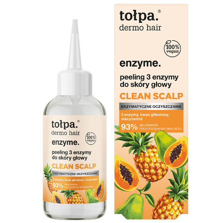 Tolpa Dermo Hair Enzyme Clean Scalp, 3 Enzyme Kopfhautpeeling, 100 ml