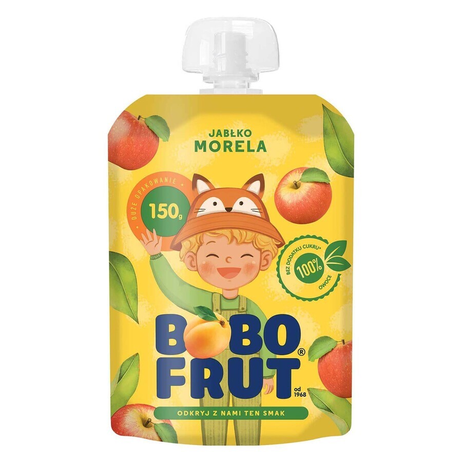 Bobo Frut Fruchtmousse in der Tube, Apfel-Morelle, 1-3 Jahre, 150 g