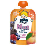 Bobo Frut Fruit mousse in a tube, apples and berries, 1-3 years, 150 g