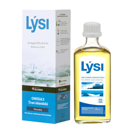 Lysi Isländisches Transfett, natürliches Aroma, 240 ml