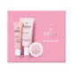 Miya My Beauty Set, myLIPscrub, nat&#252;rliches Lippenpeeling, 10 g + myLIPbalm, intensiv feuchtigkeitsspendender Lippenbalsam, 15 g + myBEAUTYbase, nat&#252;rliche Make-up-Unterlage, 30 ml