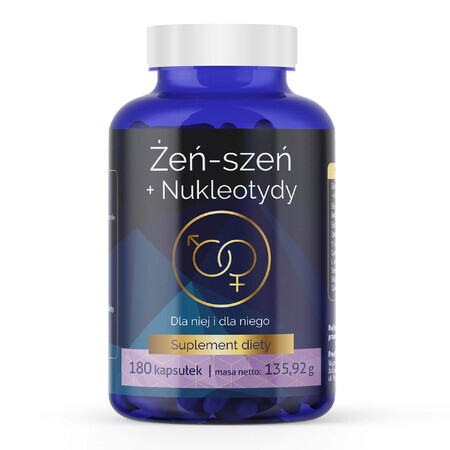 Ginseng + Nucleotides, 180 capsules