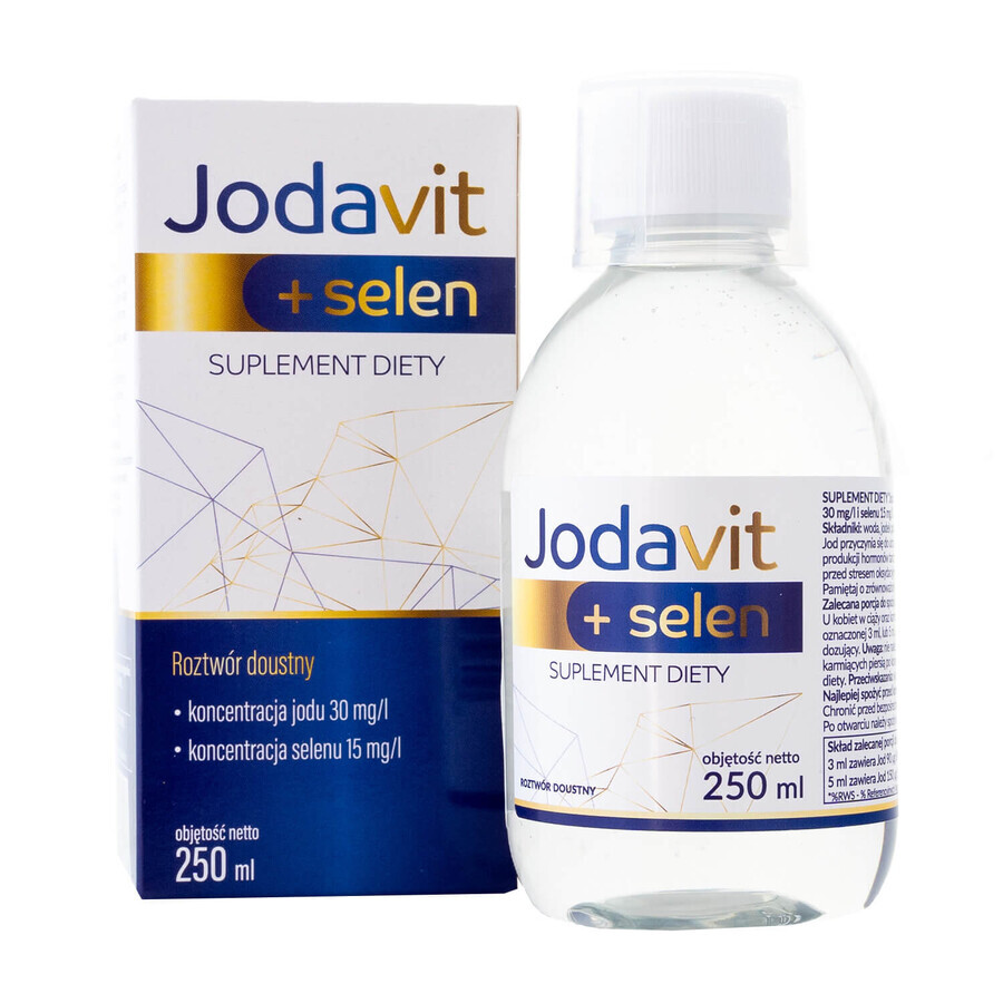 Jodavit + Selen, Jod 30 mg/l + Selen 15 mg/l, flüssig, 250 ml