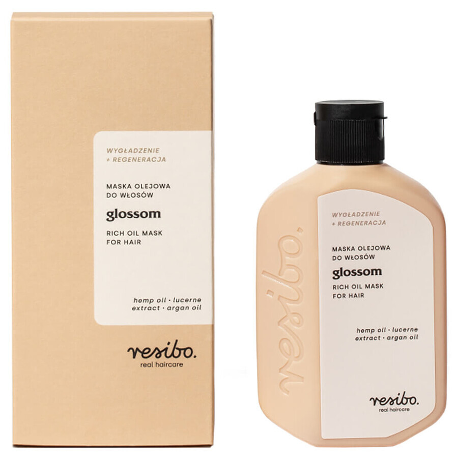 Resibo Glossom, haarolie masker, 100 ml