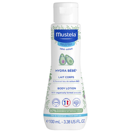 Mustela Bebe Enfant Hydra Bebe, Körpermilch, ab Geburt, 100 ml