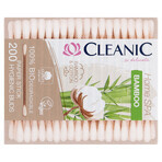 Cleanic Home Spa Bamboo, biologisch abbaubare Wattestäbchen, Bambus und Baumwolle, 200 Stück