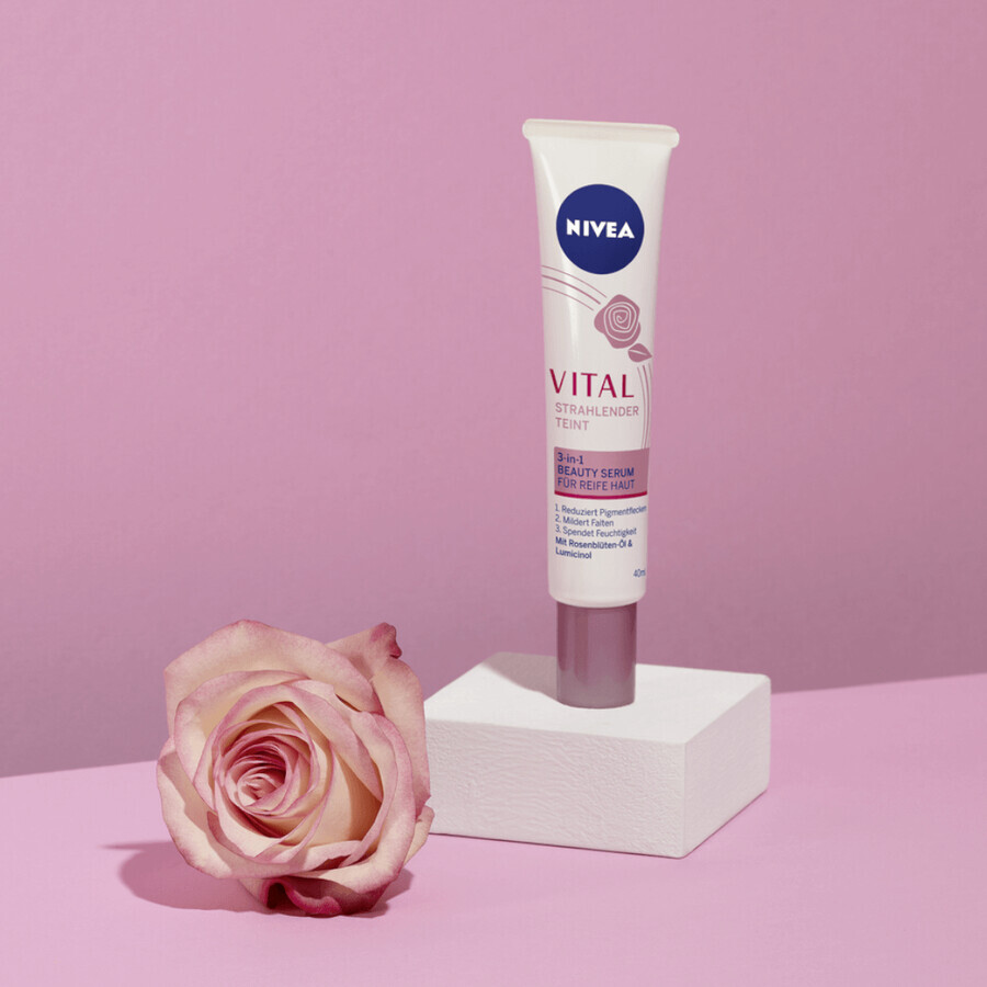 Nivea Vital Radiant Skin, 3-in-1 Schönheitsserum, reife Haut, 40 ml