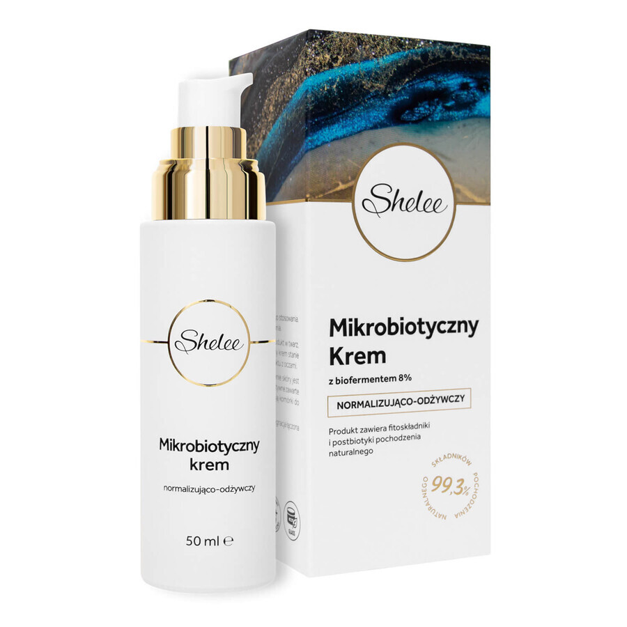 Shelee, microbiotische normaliserende en revitaliserende crème met bioferment 8%, 50 ml