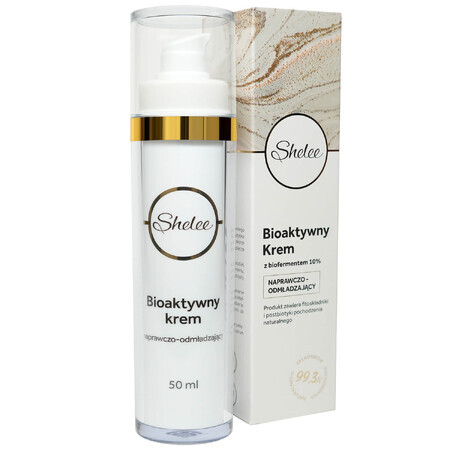 Shelee, crema bioactiva reparadora y rejuvenecedora con biofermento 10%, 50 ml