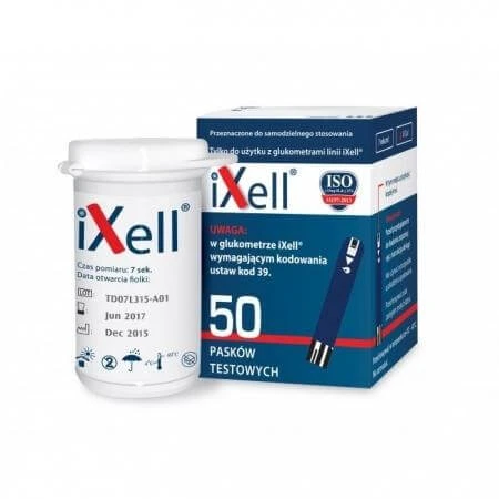 iXell, Messgerät Teststreifen, 50 Einheiten
